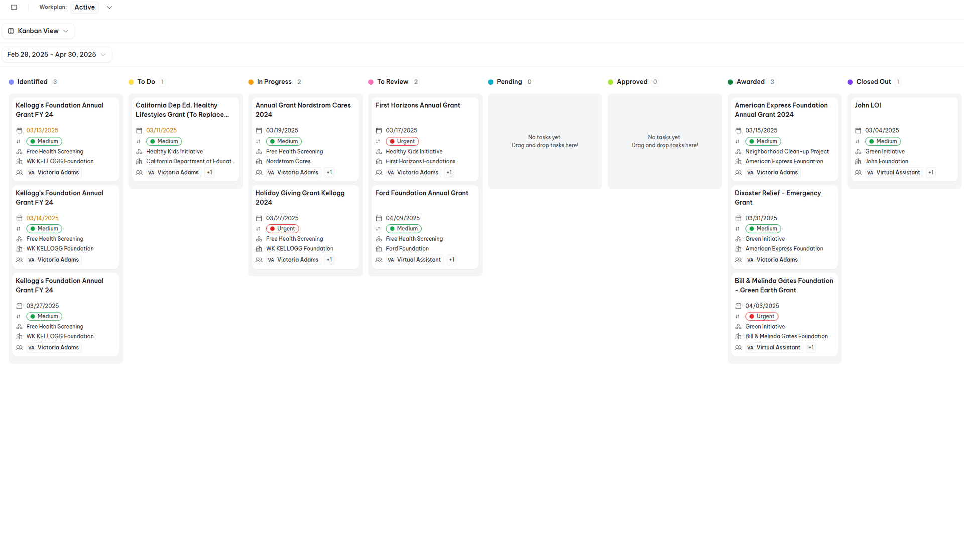 GEMS client management print